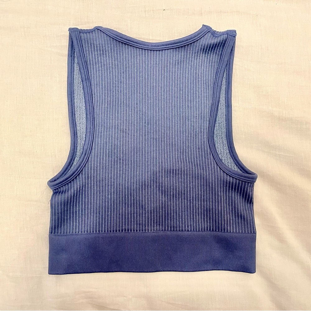 Blue Aerie Workout Top - Picture 3 of 4